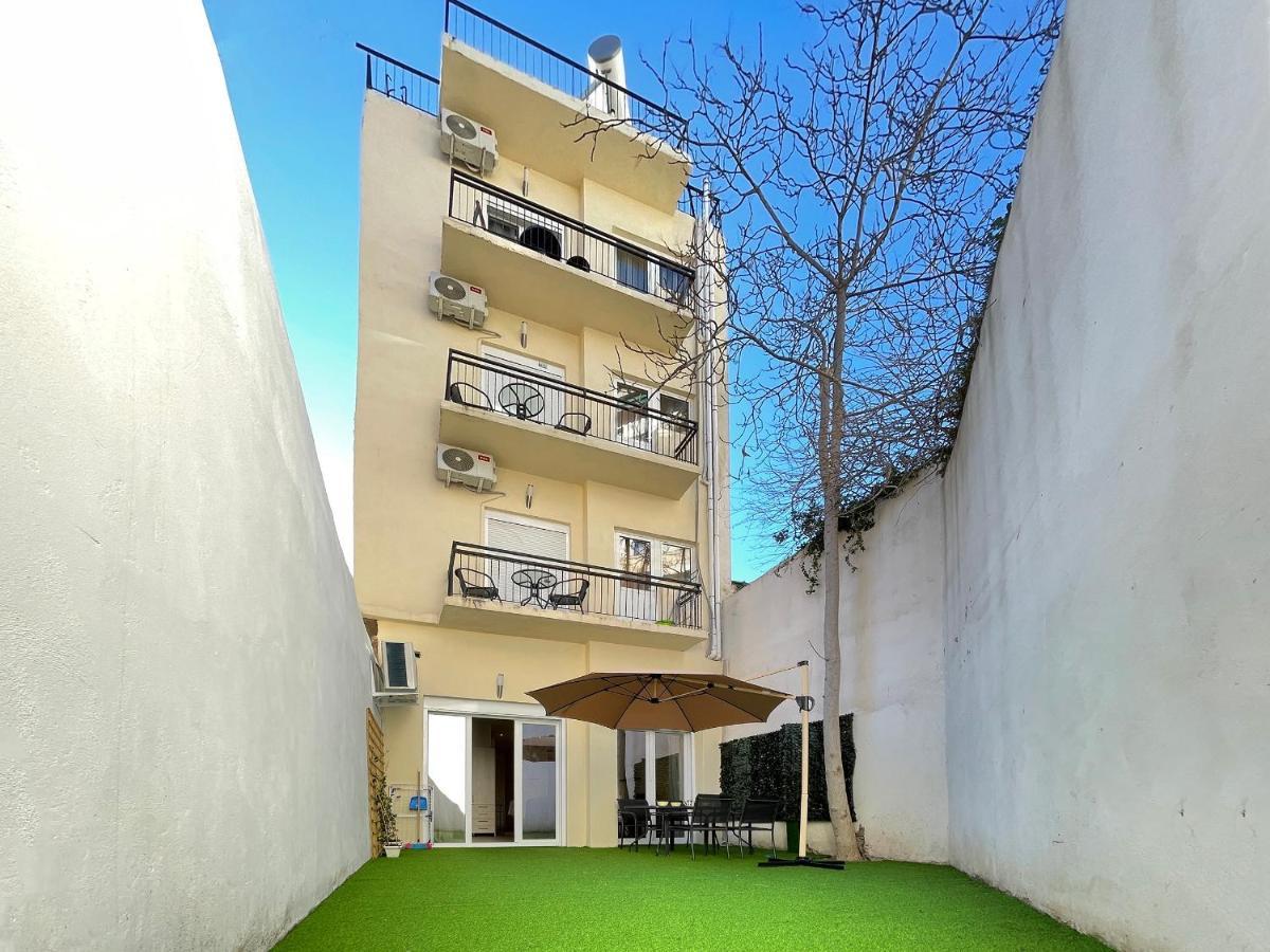 Soho Modern 55Sqm Studio With Secret Garden Lägenhet Aten Exteriör bild
